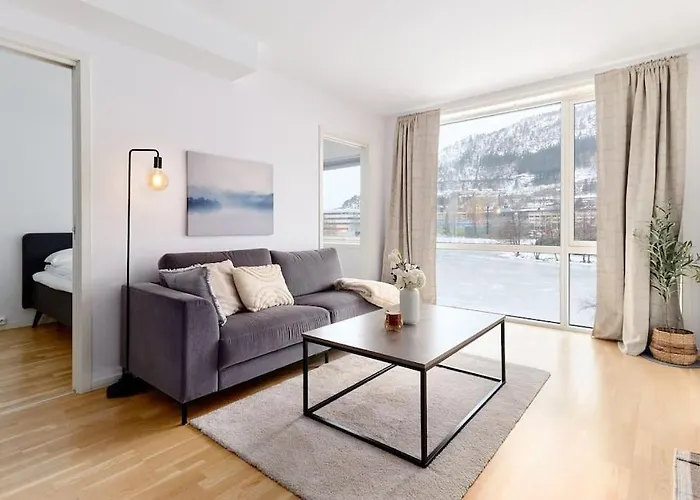 Apartment Bergen's Finest: Sleek Oasis With Two Bedroom Bergen